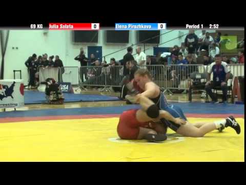 69 KG SF - Julia Salata (NYAC) vs. Elena Pirozhkova (TMWC)