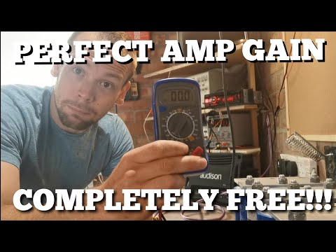 PERFECT AMP GAIN SETTING COMPLETELY FREE!!!