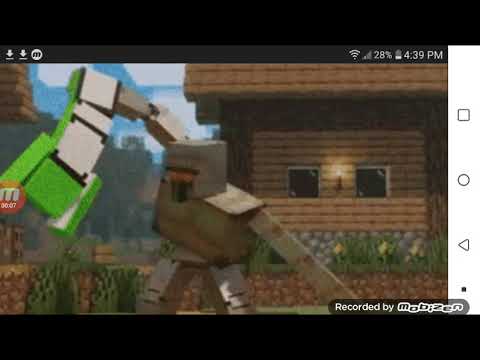 Dream gets killed by Iron Golem animation