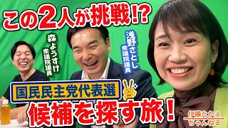 国民民主党の次期リーダーを探して！代表候補を探す旅✈️