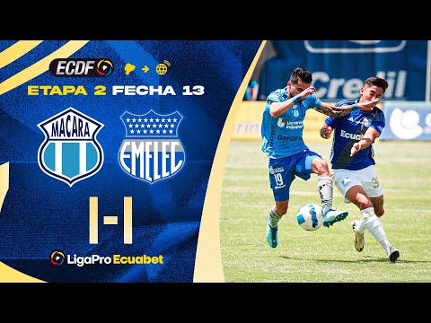 FULL SUMMARY: MACARÁ 1-1 EMELEC - LIGAPRO SERIE A