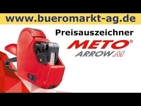Meto Preisauszeichner Arrow S, 1-zeilig, 8-stellig