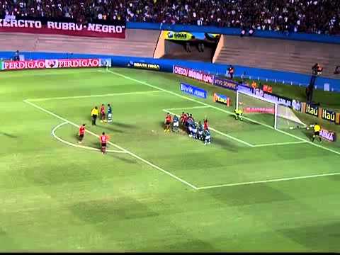 Gol do Flamengo contra o Goiás (Chicão) 14/08/13