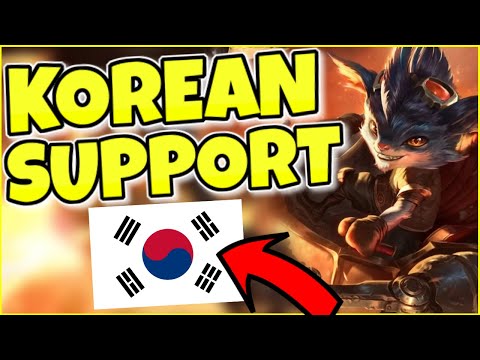 KOREAN RUMBLE SUPPORT melts everyone ... (this champion is NOT balanced)