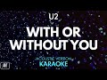 U2 - With Or Without You (Karaoke/Acoustic Version)