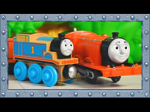Stunts with Thomas, James and Fire Dragon - Thomas and Friends #thomasandfriends