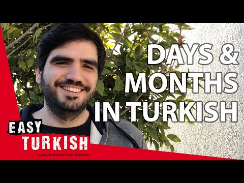 Days and months in Turkish | Super Easy Turkish 7