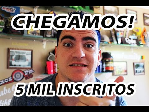 Chegamos aos 5 mil inscritos 💪 Desafio CUMPRIDO!