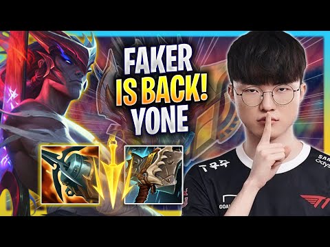 FAKER IS BACK TO KOREA SOLOQ WITH YONE! - T1 Faker Plays Yone MID vs Twisted Fate! | Season 2023