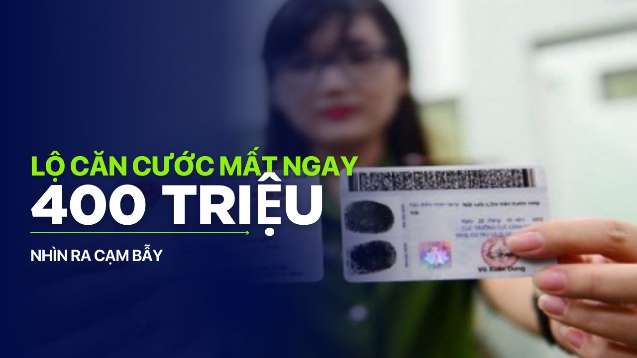 Giơ căn cước công dân trước màn hình điện thoại chỉ chục giây đã mất ngay 400 triệu đồng