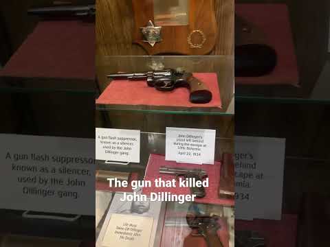 The Gun that Killed John Dillinger #shorts
