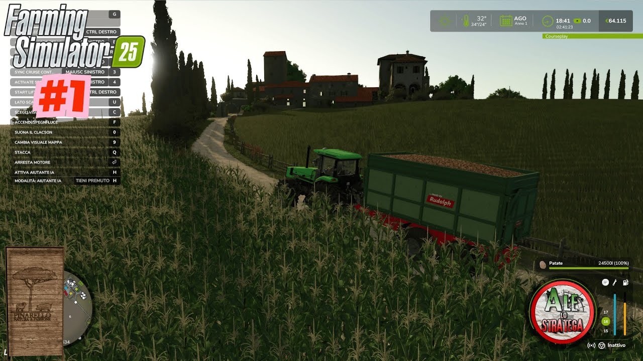 TREBBIAMO I CAMPI E FACCIAMO LE BALLE || FARMING SIMULATOR 25 gameplay ITA || ETRURIA #1