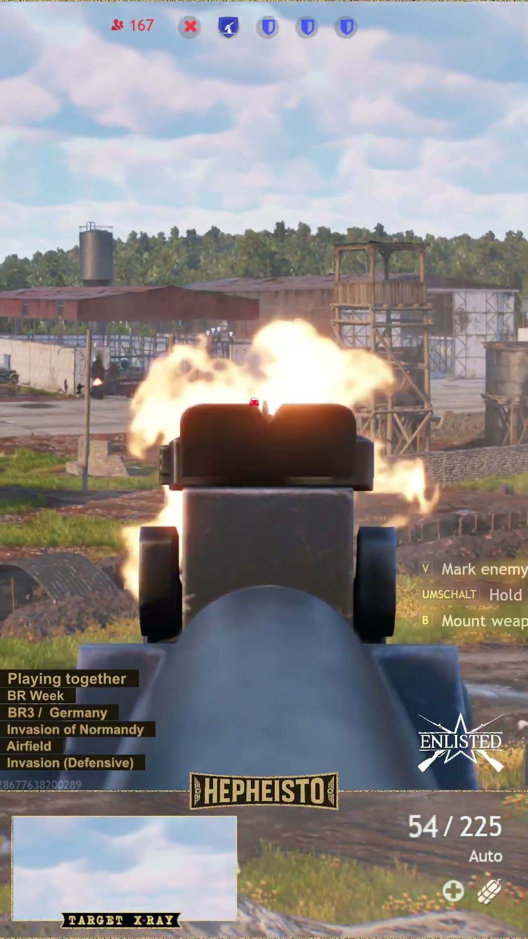 Machine Gunner eliminates transported Soldier while APC is moving to Objective