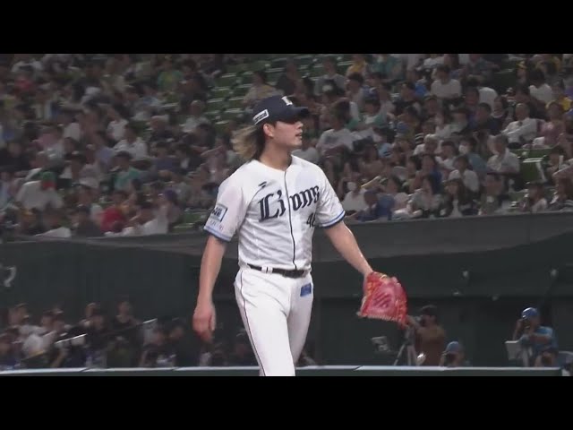 【7回表】ライオンズ・今井達也 7回113球8奪三振2失点の好投で自己最多9勝目を挙げる!! 2023年9月14日 埼玉西武ライオンズ 対 福岡ソフトバンクホークス