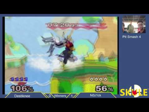 Pit Smash 2.4 Melee - Destiknee(Falco) vs N0z1ck(Sheik)