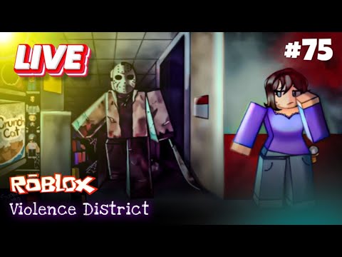 🔴 [ LIVE ] Violence District ( Roblox ) - ฆาตกรตัวใหม่มาเเล้ว