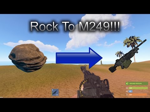 Rust- Rock To M249