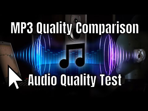 MP3 Bitrate Quality Comparison - Audio Quality Test for D-Class Amps, Sound Cards, Phone #Bitrate
