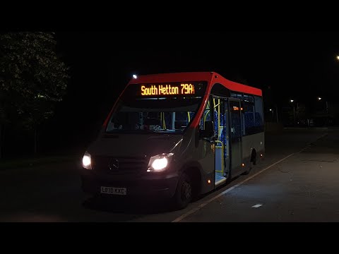 FULL THRASH: Journey on Route 79A | LO70KXC - Gateshead Central: Mercedes-Benz/Mellor Strata Plus