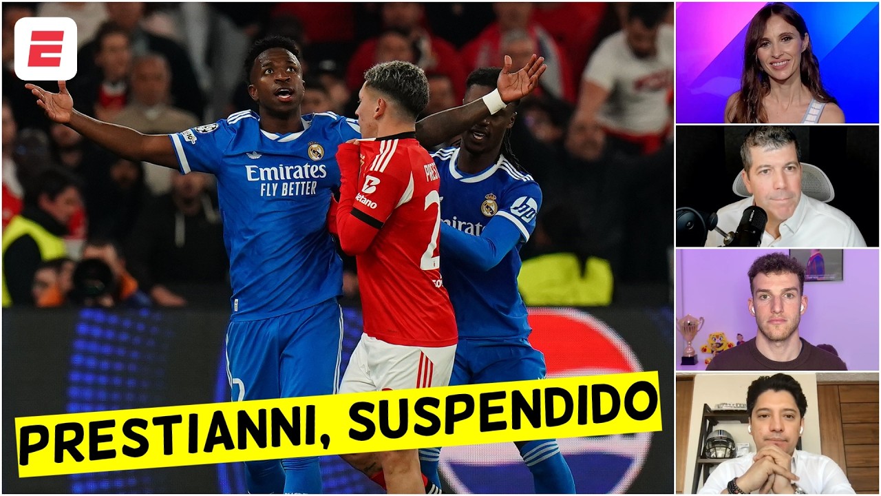 PRESTIANNI, SUSPENDIDO por UEFA tras incidente con VINICIUS y REAL MADRID en CHAMPIONS | Exclusivos