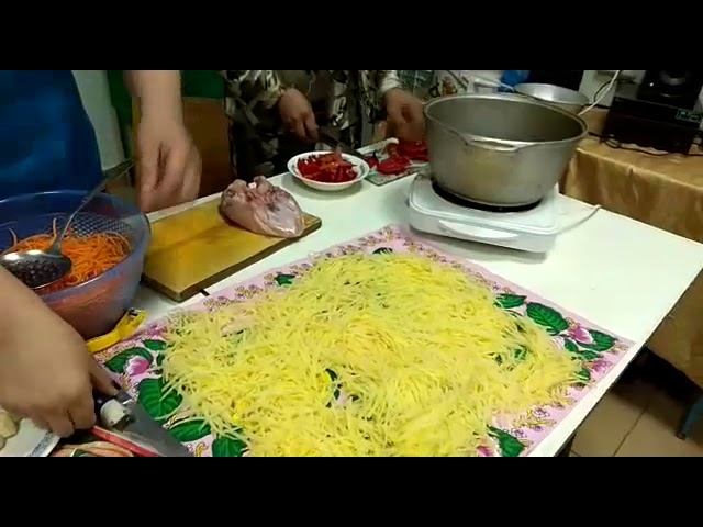 Мастер-класс "Картофель по-китайски" в Большекляринском СДК