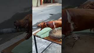 We invite you to eat roasted dog meat and drink be