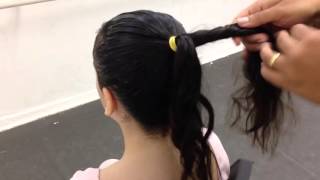 Como fazer um coque para ballet!