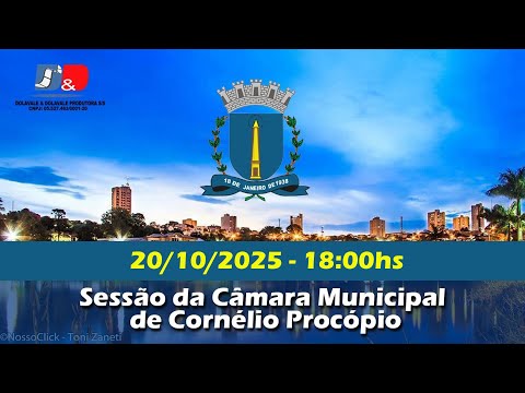 39ª SESSÃO ORDINÁRIA DA CÂMARA MUNICIPAL DE CORNÉLIO PROCÓPIO. - 20/10/2025
