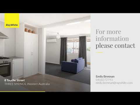 8 Touche Street, Three Springs, WA 6519, 4 Schlafzimmer, 1 Badezimmer, House