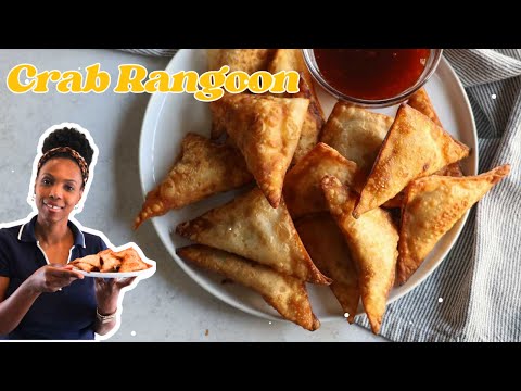 Easy Crab Rangoon Recipe | Crispy Cream Cheese Crab Wontons