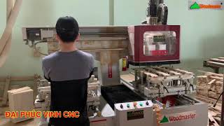 MÁY KHOAN MỘNG ÂM CNC WOODMASTER 4 Trục dao giá tốt nhất thị trường