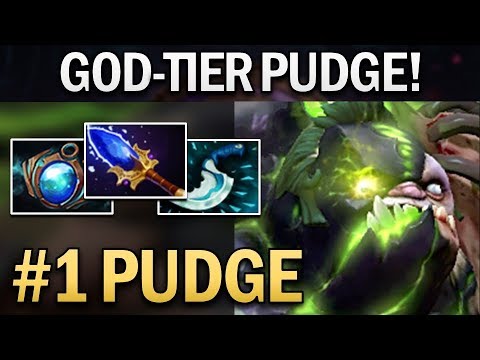 THIS GUY IS THE RANK 1 PUDGE IN THE WORLD - QUPE - DOTA 2 GAMEPLAY