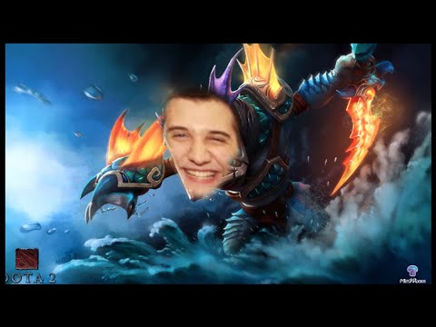 Arteezy (Slark) Tryhards in a pub with his F.A.Ms