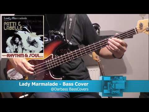 [Labelle] Lady Marmalade - Bass Cover  🎧  (with bass notes & tabs pdf)