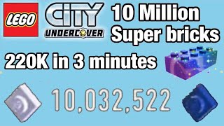 LEGO City Undercover 10 Million Super Bricks + (Bank Method 220K Every 3 Minutes)