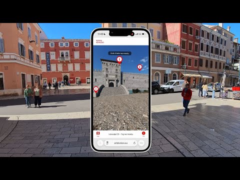 Rovinj 3D Square on the Bridge