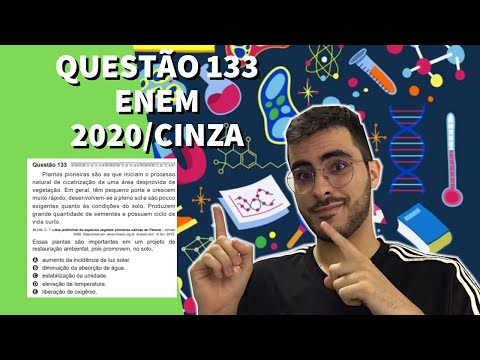 RESOLUÇÃO - QUESTÃO 133/ENEM 2020 - Caderno Cinza/Natureza