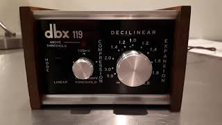 Video thumbnail for DBX 119 Expander Compressor - my opinion by vintagestereos