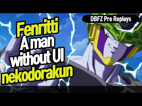 【DBFZ】 Fenritti vs Nekodorakunn FT4, The man who will destroy the UI without UI 【DBFZ Pro Replays】