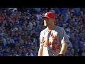 CARDINALS 4 CUBS 3 F...REDBIRDS escape WRIGLEYVILLE U.S.A. grabbing game #3 avoiding a sweep as CARDS starer CARLOS MARTINEZ was good enough combined with REDBIRDS Pen and Captain Save-A-Game TREVOR ROSENTHAL!...