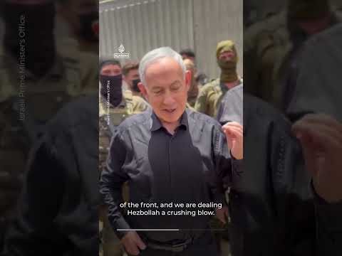 Netanyahu says Israeli forces have crossed Lebanon’s Litani River | AJ #shorts
