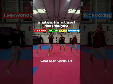 What each martial art teaches you🥋