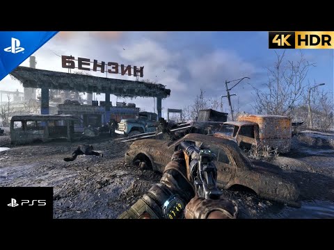 (PS5) Metro Exodus 4K 60FPS HDR + Ray Tracing Gameplay - (PS5 Versão)