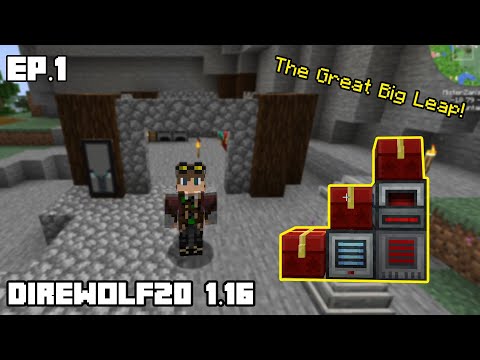 Direwolf20 1.16 [Ep.1] The Great Big Leap!