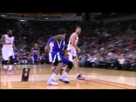 2 Epic Passes BY Donatas Motiejunas (Rockets VS Kings)(27,Nov,2014)