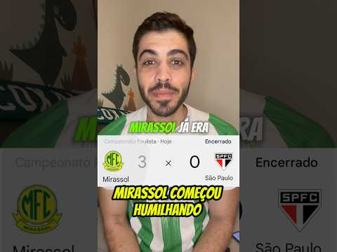 Mirassol começou humilhando o São Paulo #futebol #mirassol #saopaulofc #campeonatopaulista