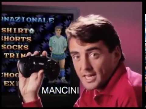 Sega 1991 con Mancini Lentini Zenga Jerry Calà Ocio però