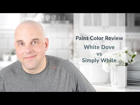 Benjamin Moore White Dove vs Simply White Color Review