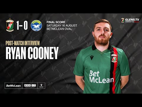 Post-Match interview | Glentoran 1-0 Bangor | 16th August 2025 - Ryan Cooney