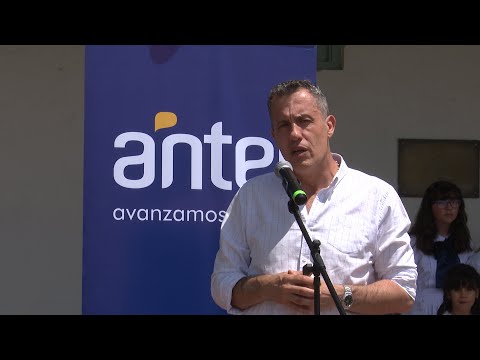 Palabras del intendente de Lavalleja, Mario García,